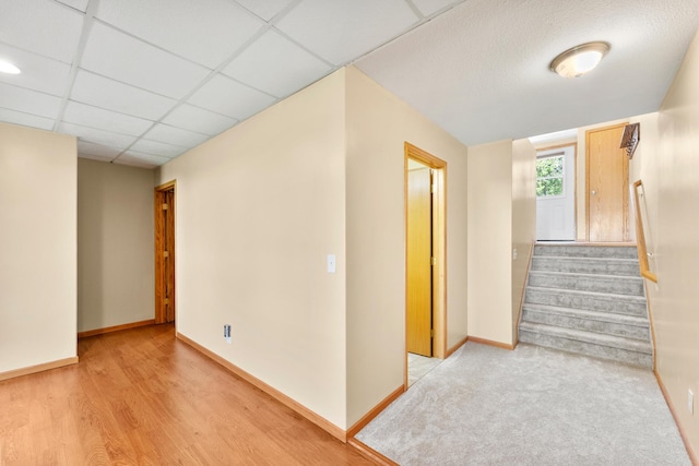 5678 Sherman Oaks Rd, Stacy, MN 55079 - empty room featuring stairs and light wood finished floors