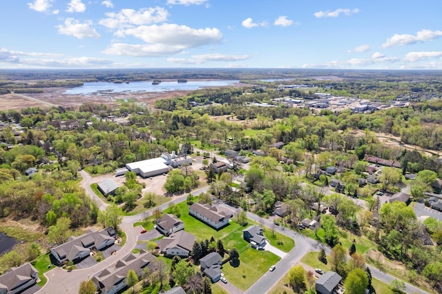 5678 Sherman Oaks Rd, Stacy, MN 55079 - aerial view of residential area with a nearby body of water