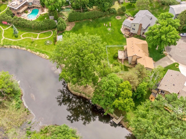 3291 Hillsboro Ave S, Saint Louis Park, MN 55426 - bird's eye view of a large body of water and a pool area