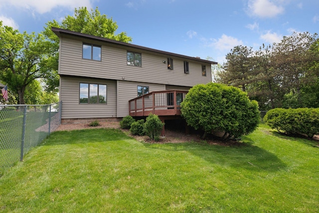 3291 Hillsboro Ave S, Saint Louis Park, MN 55426 - rear view of property featuring a deck