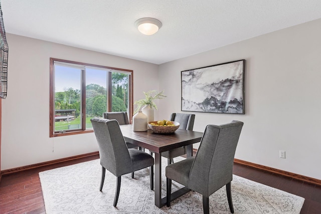 3291 Hillsboro Ave S, Saint Louis Park, MN 55426 - dining space with baseboards and dark wood-type flooring