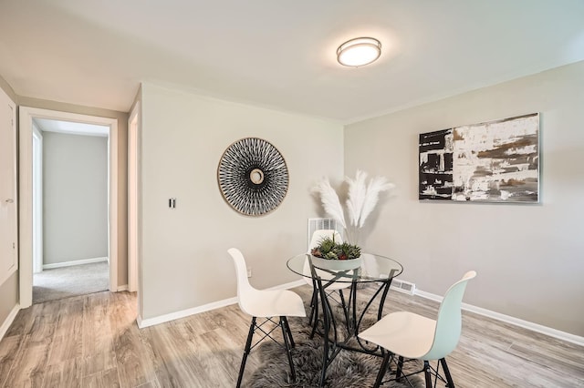 6670 Hopi Rd, Chanhassen, MN 55317 - dining area featuring wood finished floors and baseboards