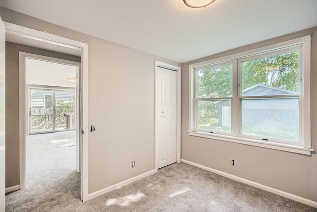 6670 Hopi Rd, Chanhassen, MN 55317 - unfurnished bedroom with light carpet, multiple windows, and baseboards