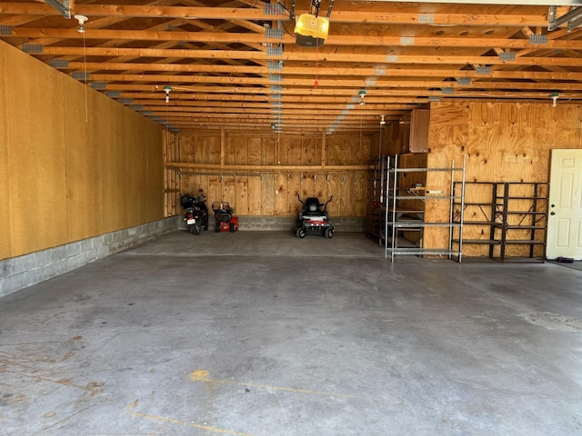 753 Mark St, Winona, MN 55987 - garage featuring a garage door opener