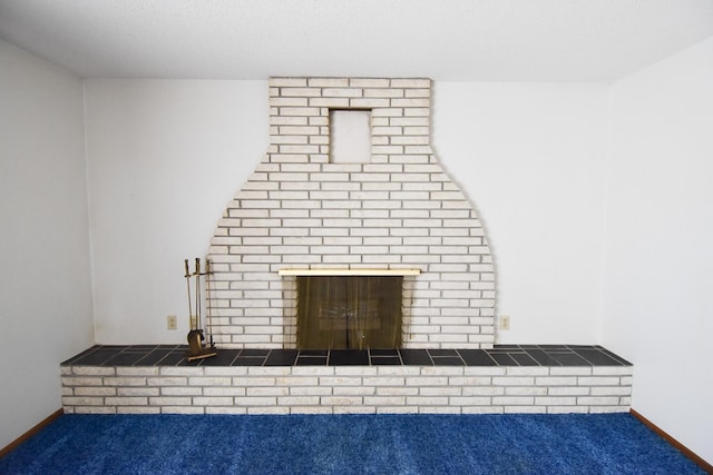 13946 151st St NE, Thief River Falls, MN 56701 - detailed view of a fireplace and carpet flooring