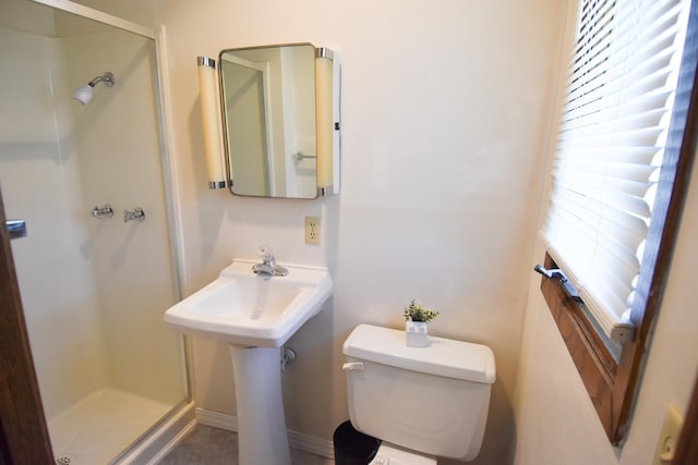 13946 151st St NE, Thief River Falls, MN 56701 - bathroom with a stall shower and toilet