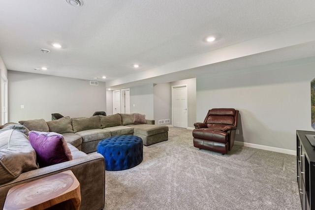 9222 Bridle Way, Victoria, MN 55386 - living room with carpet flooring, recessed lighting, and baseboards