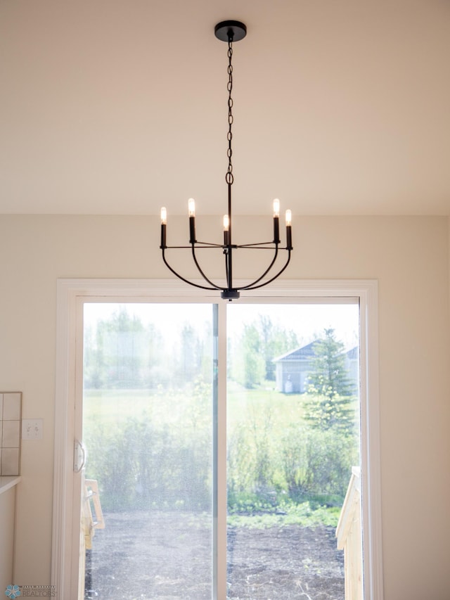 10302 Burgundy Dr, Horace, ND 58047 - detailed view of a chandelier