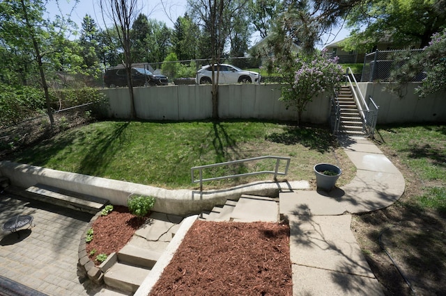2417 S Ave E, North Saint Paul, MN 55109 - view of yard featuring stairs