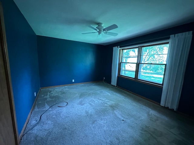 6617 Normandale Rd, Edina, MN 55435 - carpeted spare room with baseboards and ceiling fan