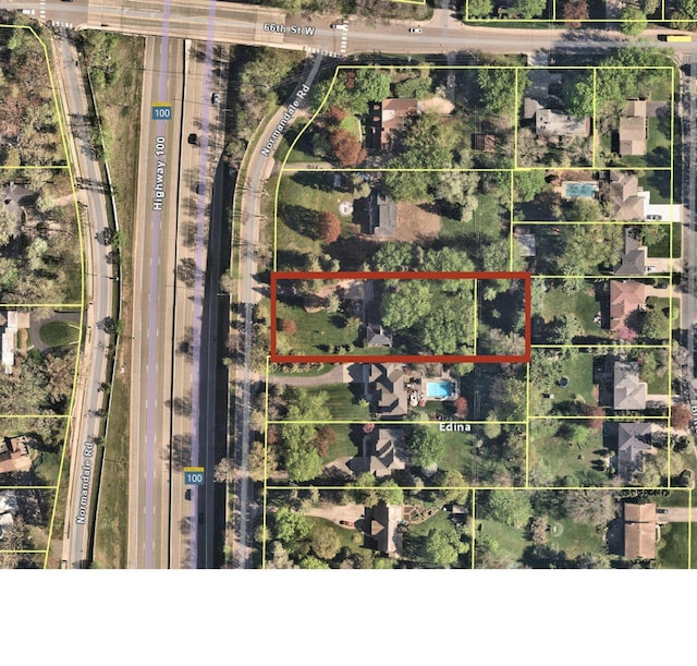 6617 Normandale Rd, Edina, MN 55435 - aerial map of property and surrounding area