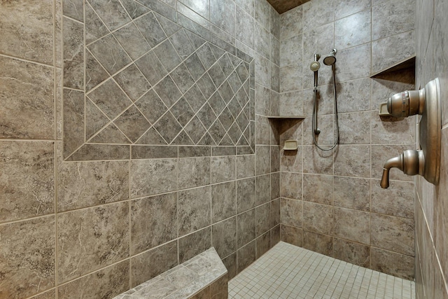1108 Oak Pond Dr, Sartell, MN 56377 - bathroom featuring tiled shower