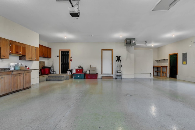 1108 Oak Pond Dr, Sartell, MN 56377 - garage with a garage door opener and electric panel