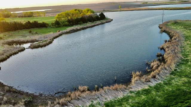 13739 429th Ave, Webster, SD 57274 - aerial view at dusk of a water view