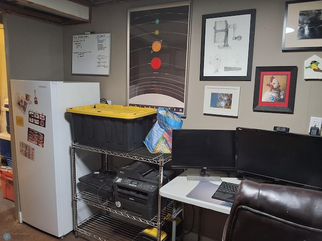 view of office