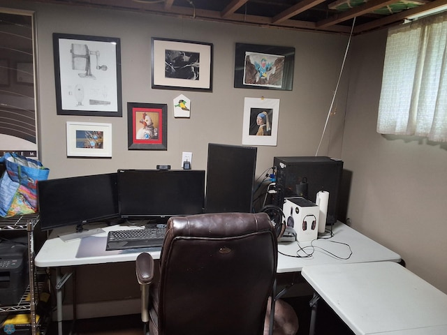 view of office