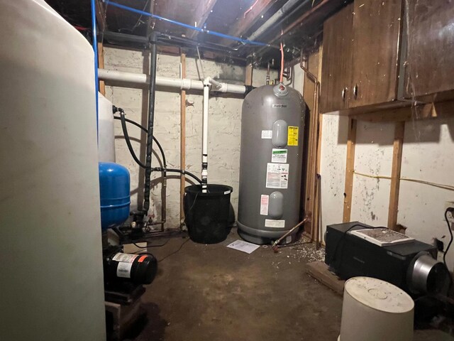 34373 State Highway 7, Foster Twp, MN 56225 - utility room featuring electric water heater
