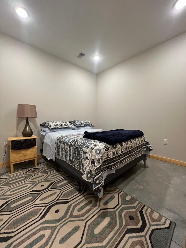 34373 State Highway 7, Foster Twp, MN 56225 - carpeted bedroom featuring recessed lighting and baseboards
