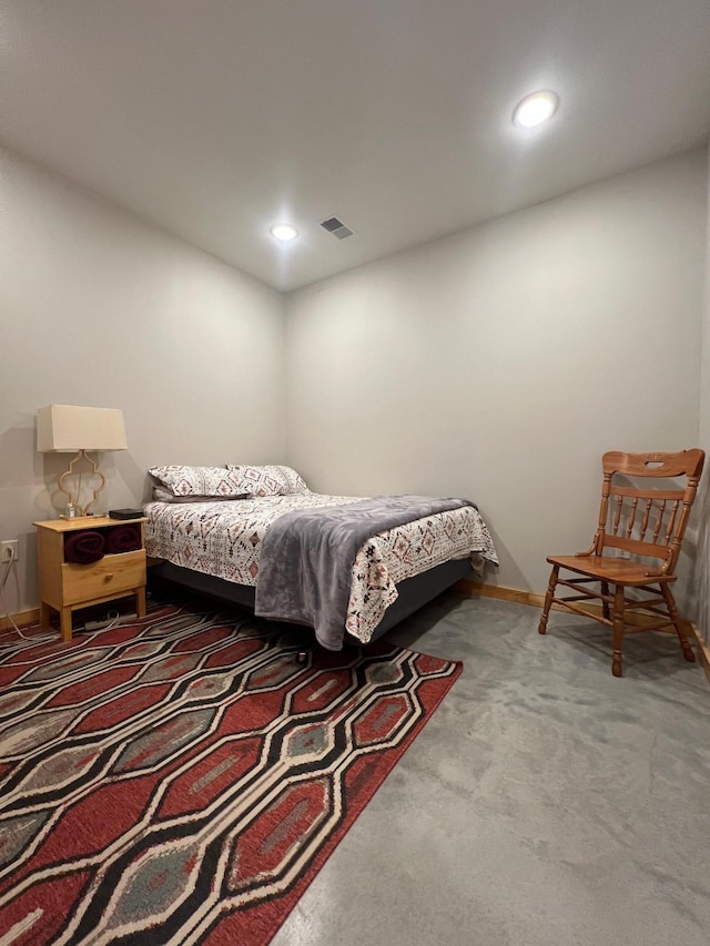 34373 State Highway 7, Foster Twp, MN 56225 - carpeted bedroom featuring baseboards and recessed lighting
