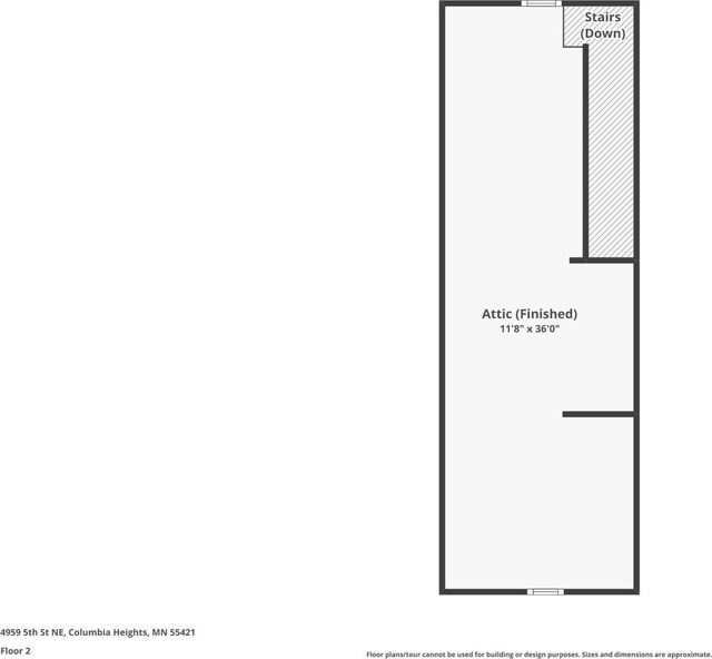 4959 5th St NE, Columbia Heights, MN 55421 - property floor plan