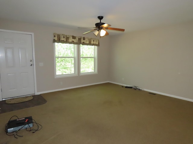 47375 Gone Golfin, Garrison, MN 56450 - carpeted spare room with baseboards and a ceiling fan