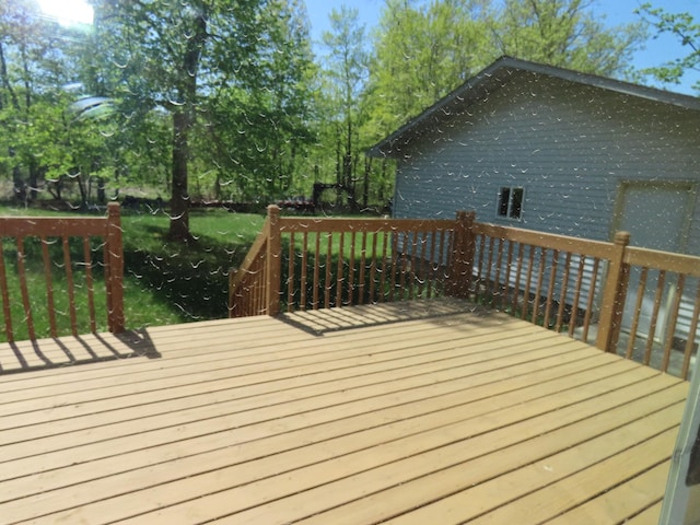 47375 Gone Golfin, Garrison, MN 56450 - view of wooden terrace