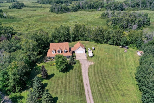 18046 Zodiac St NE, Columbus, MN 55025 - aerial view of property and surrounding area with a forest