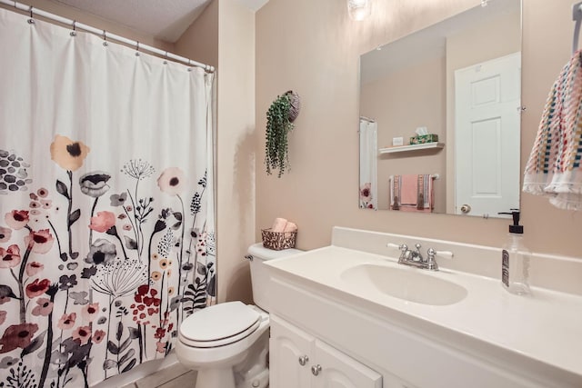 18046 Zodiac St NE, Columbus, MN 55025 - bathroom featuring vanity, toilet, and a shower with curtain