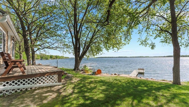 13749 169th Ave, Villard, MN 56385 - view of grassy yard with a water view