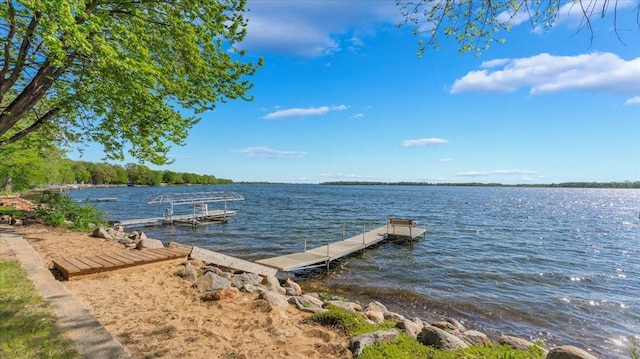 13749 169th Ave, Villard, MN 56385 - dock area featuring a water view