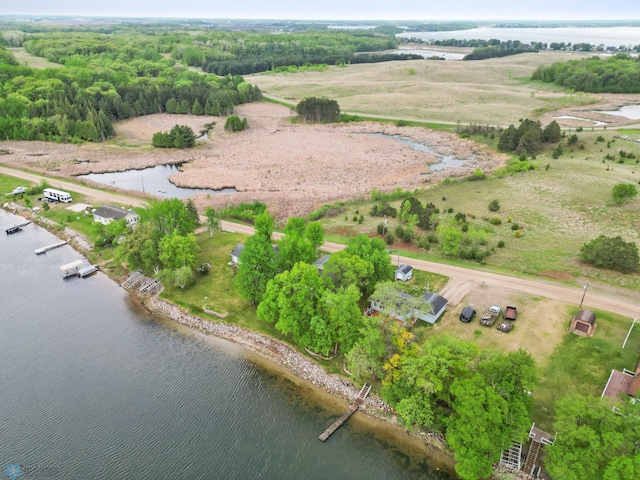 45642 Devils Lake Rd, Edna Twp, MN 56573 - aerial overview of property's location featuring a large body of water