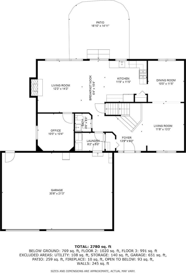 4132 Oakbrooke Curv, Eagan, MN 55122 - property floor plan