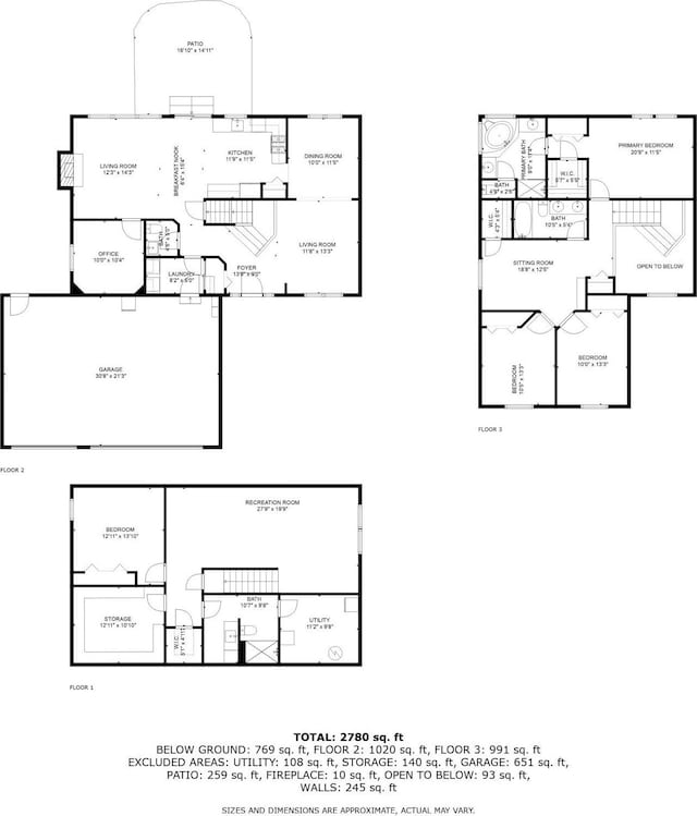 4132 Oakbrooke Curv, Eagan, MN 55122 - property floor plan