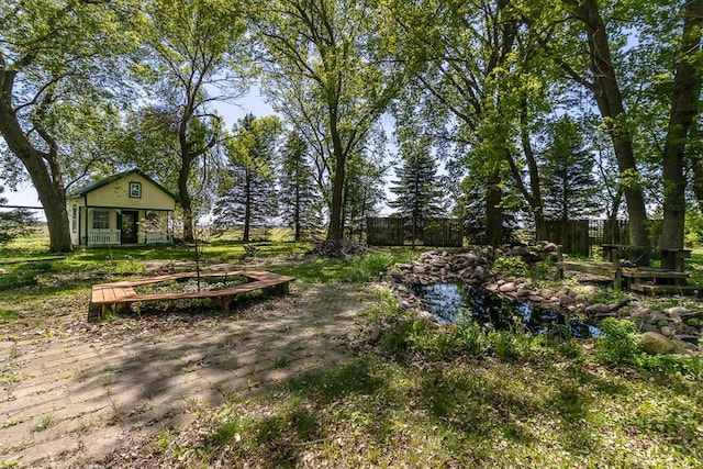 11197 608th Ave, Danville Twp, MN 56068 - view of yard with an outbuilding