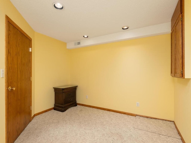 5705 Quinwood Ln N, Plymouth, MN 55442 - empty room featuring light colored carpet, recessed lighting, and baseboards