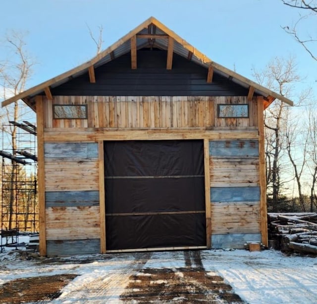 30091 Sunny Beach Rd, Harris Twp, MN 55744 - view of snow covered structure