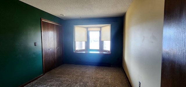 30091 Sunny Beach Rd, Harris Twp, MN 55744 - unfurnished bedroom with a textured ceiling, carpet, and a closet