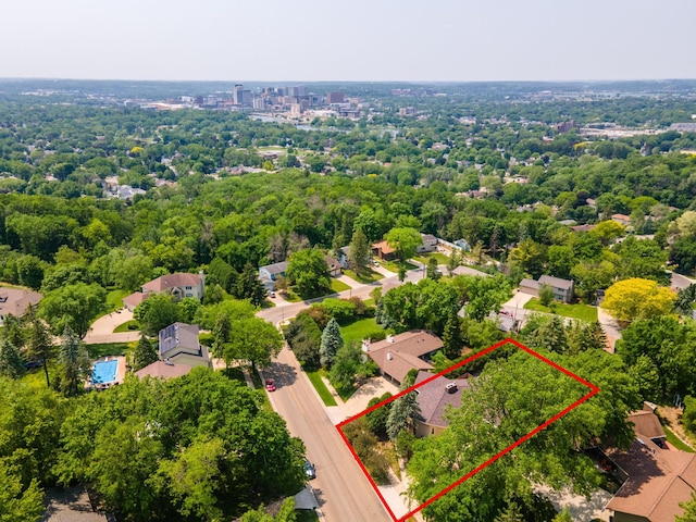 1723 Teton Ln NE, Rochester, MN 55906 - aerial view of property's location with property boundaries highlighted