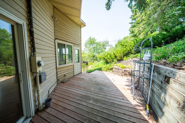 1723 Teton Ln NE, Rochester, MN 55906 - view of wooden deck