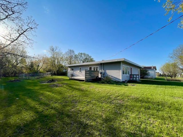 view of back of property