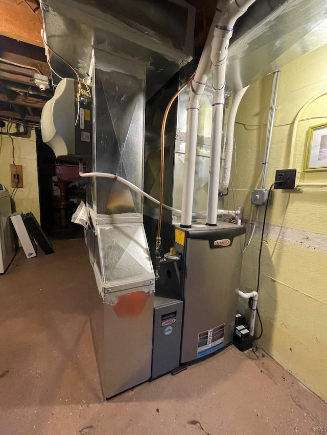 view of utility room