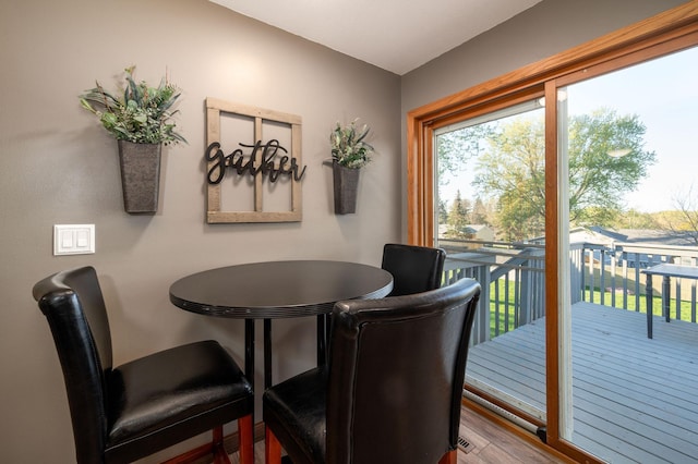 791 Highland Rd, Windom, MN 56101 - dining room featuring wood finished floors