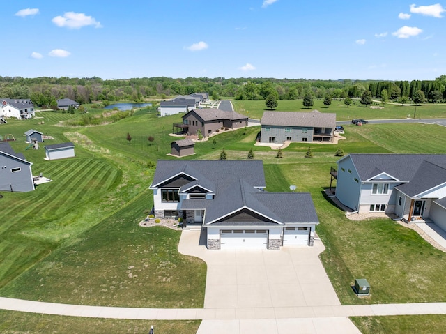 409 10th St NW, Dodge Center, MN 55927 - bird's eye view of a nearby body of water and a tree filled landscape