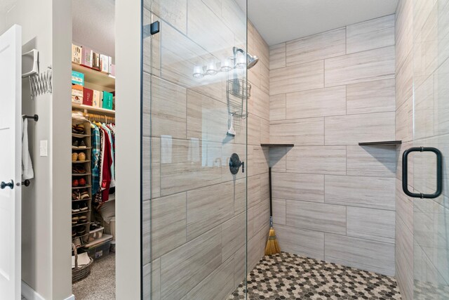 409 10th St NW, Dodge Center, MN 55927 - full bathroom with a shower stall and a walk in closet