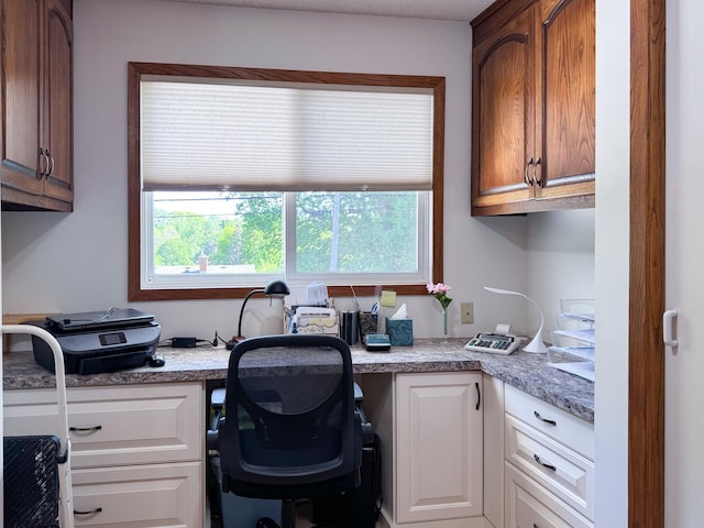 office featuring healthy amount of natural light