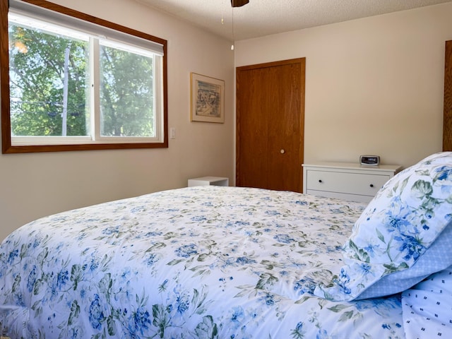 bedroom with a closet