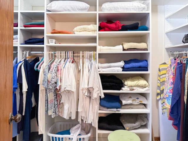 view of closet
