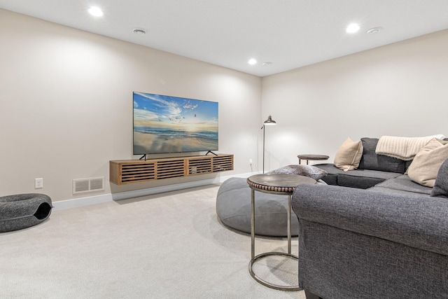 5068 Airlake Draw, Woodbury, MN 55129 - living room with carpet floors, baseboards, and recessed lighting