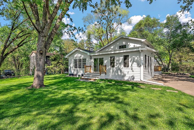 view of bungalow-style home