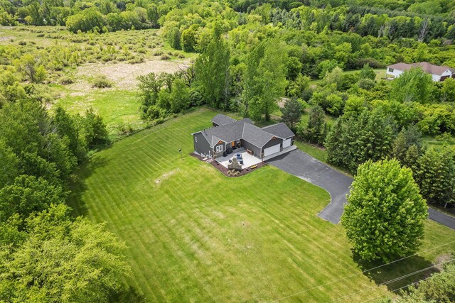 33401 Lakes Trl, Chisago Lake Twp, MN 55045 - view from above of property
